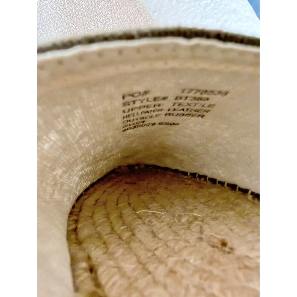 J. Crew Sz 6 Made-in-Spain espadrille flats in linen $79.50